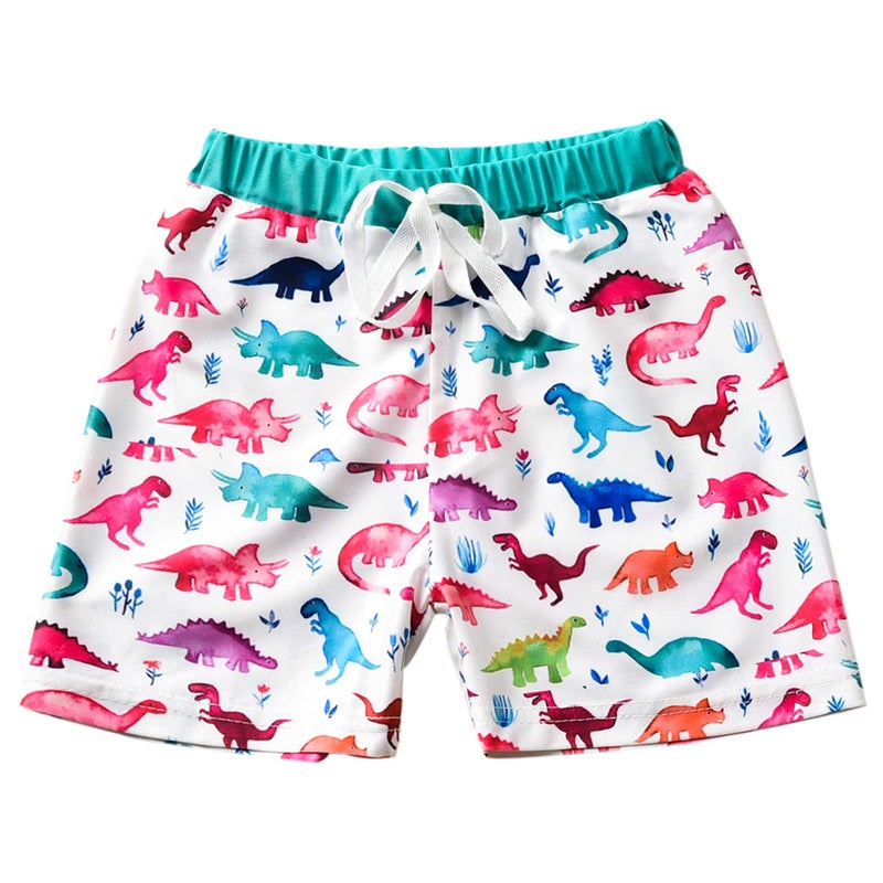 Aalizzwell Baby Swim Trunks, Toddler Infant Swimsuit Bathing Suit Beach Swimming Shorts (Dinosaur, 0-6 Months) - Image 1